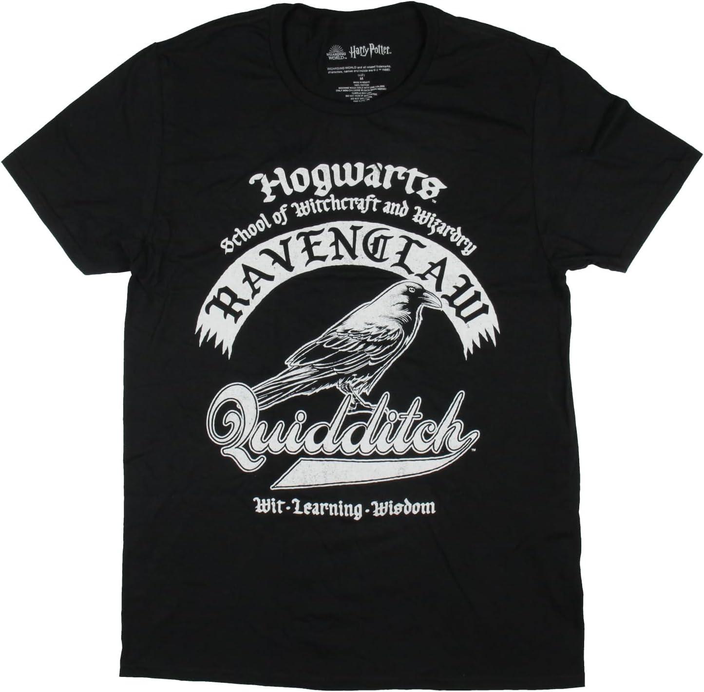 

Seven Times Six Harry Potter Men s Ravenclaw Hogwarts House Quidditch Short Sleeve Shirt XXXXXL чорний