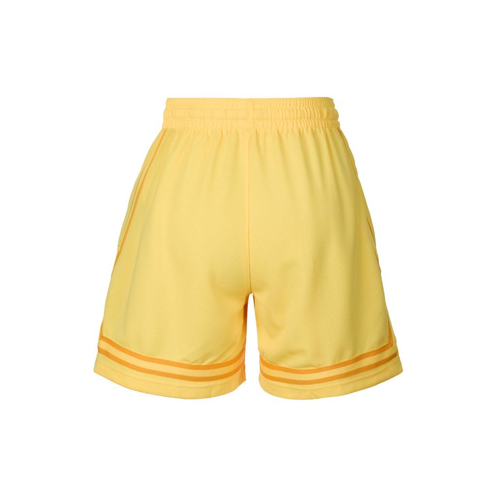 Nike Fly Crossover Logo Embroidered Straight Regular Shorts Women Shorts Yellow DH7326-848