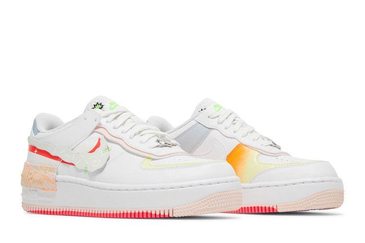 Women's Sneakers Nike Air Force 1 Low Shadow White Pink Orange (Women's) White/Pink/Orange-Green