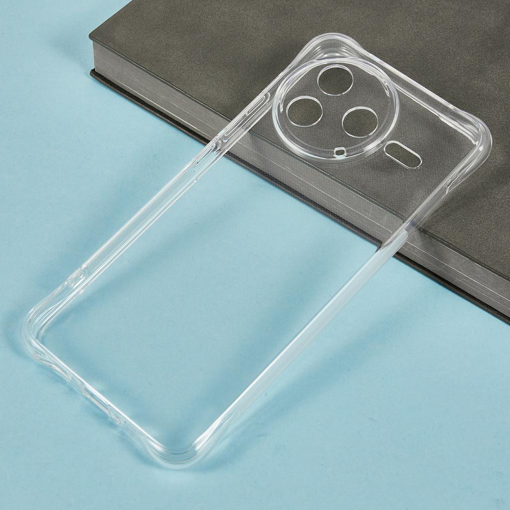 TYMEI For Xiaomi Redmi K80 5G/Poco F7 Pro 5G Case Four Corner Shockproof 1.5mm Clear Phone Cover