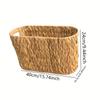 Toilet Paper Storage Basket, Toilet Paper Holder with Storage Coastal Bathroom Decor, Rattan Bathroom Accessories