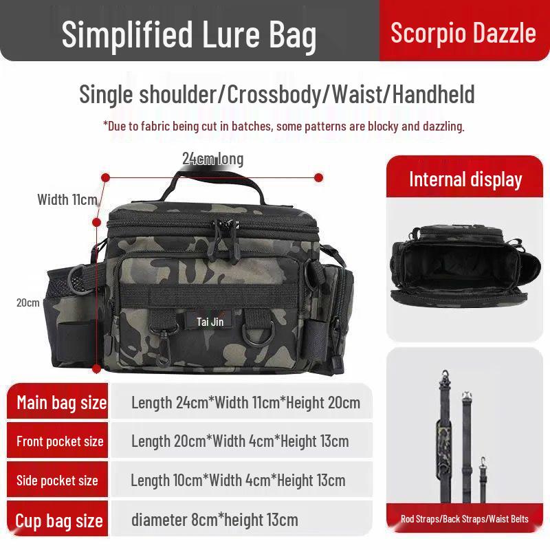 Multi-functional Waterproof Fishing Gear Storage Waist Pack