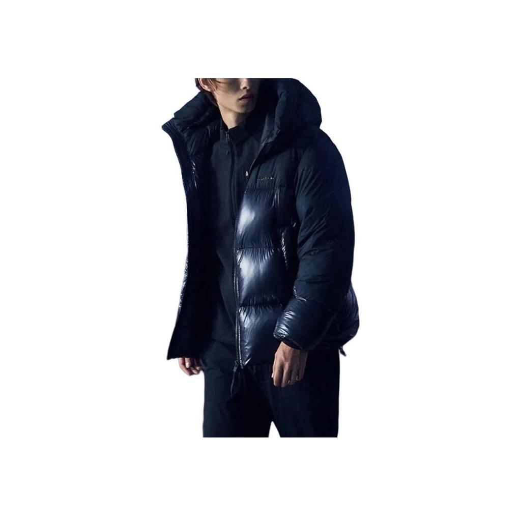 Mizuno Hooded Windproof Water-Repellent Goose Down Insulated Jacket Men Jacket Black D2CN24M8-09