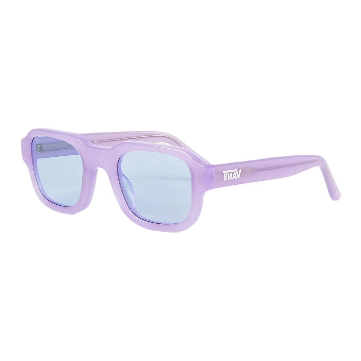 Vans Original Design Acetate White Copper Irregular Shape Sunglasses Unisex sunglasses Transparent VN000GMXCR21 F,Transparent