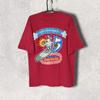 Vintage 90'er mambo australsk surfwear deadstock t-shirt samlerobjekt NOS new old stock mambo surf t-shirt rød Medium oversized