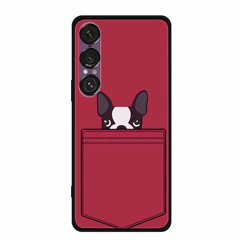 3D Emboss Case For Sony Xperia 1 VII 5G Case Flowers TPU Soft Silicone Back Cover For Sony Xperia 1 VII 2025 Phone Case XQ-FS54