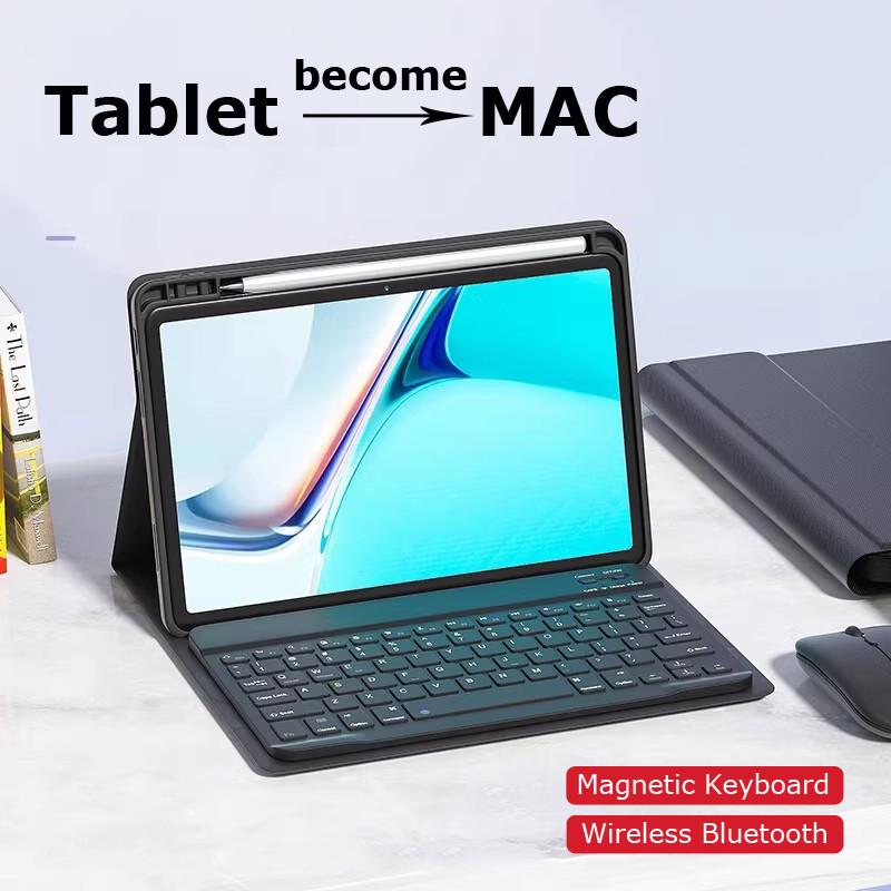 Bluetooth Keyboard for Huawei Honor Pad 10 12.1" Honor Tablet 10 12.1inch Pad 9 12.1 In Magnetic Case with Pen Holder