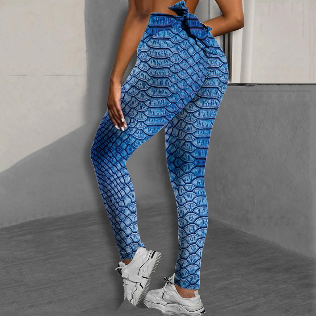 Kvinner Høy midje Stretch Strethcy Fitness Leggings Yoga Bukser Sport Bukser