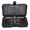 Ratchet Screwdriver Set 58T 50N.m Magnetic Detachable Handle Multifunctional Screw Driver Kit with 38 Bits for Repair