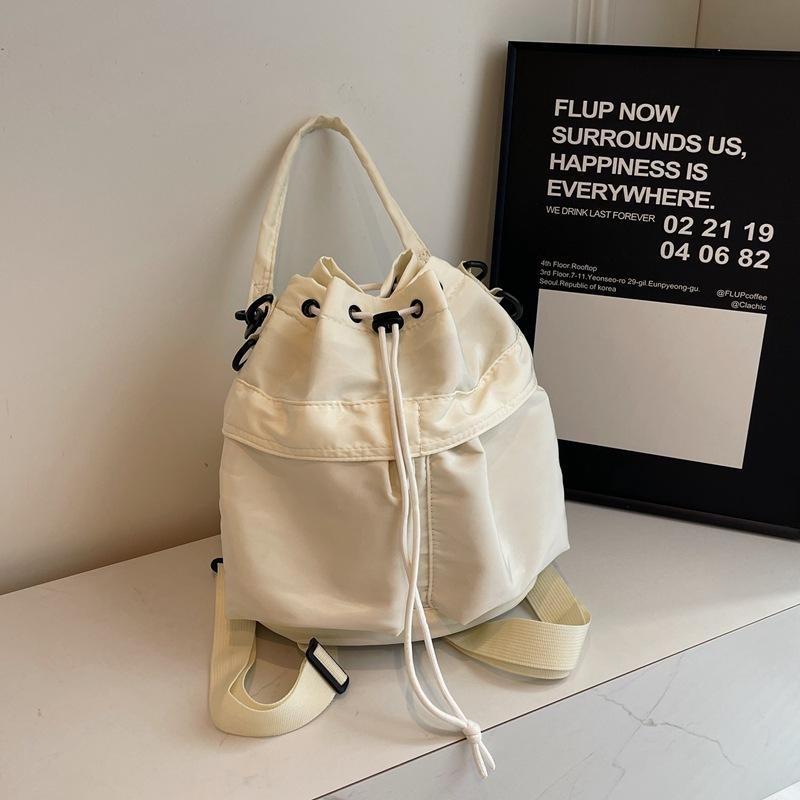 2025 new summer simple large-capacity handbag fashion bucket bag women's bag Korean personalized shoulder messenger bag