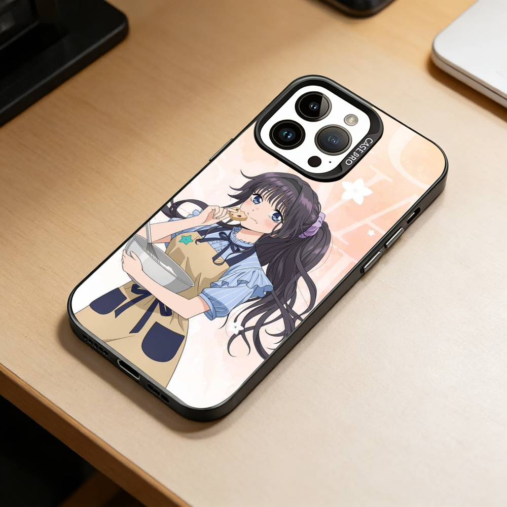 Kaoruko W-Waguri  Phone Case For iPhone 17,16,15,14,13,12,11 Plus,Pro Max,XS,Colorful Silver Black Cover