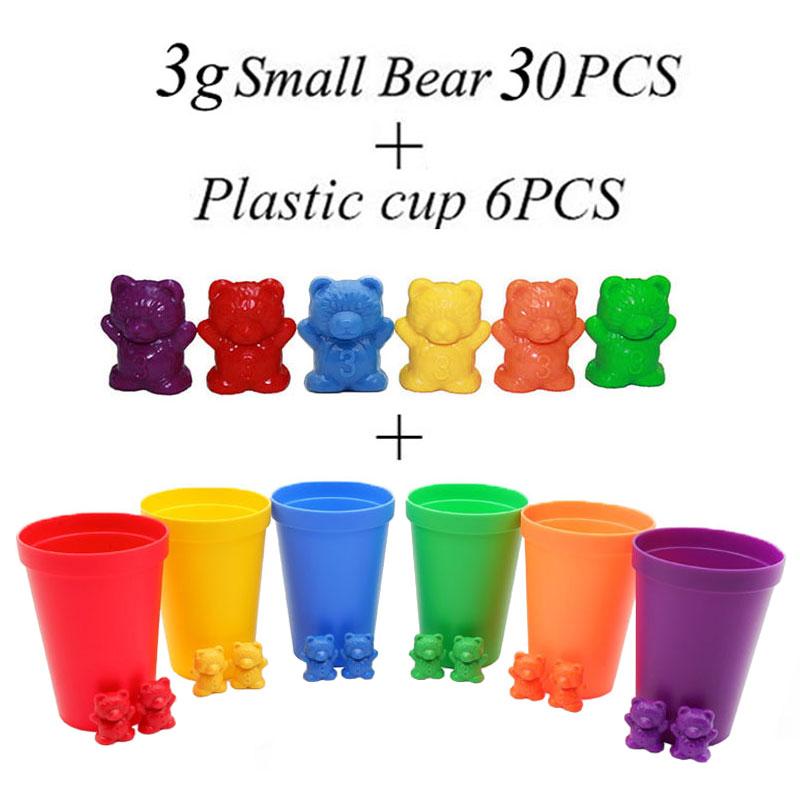 Montessori Rainbow Weight Bear Zabawki dla dzieci Sorter kolorów Materiał do liczenia Gra edukacyjna z matematyką Zabawki edukacyjne dla dzieci Nowe