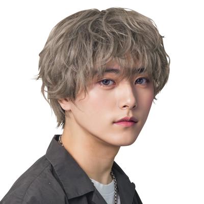 WIGGY RICH Wig Nuance Perm Ash Beige Men's