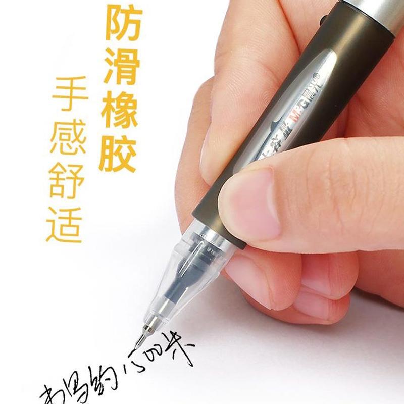 M&G 0.5mm Twist-off Gel Pen Black High Quality Writing Instrument Suitable for Students And Office Use