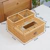 Eco-Friendly Tissue Organizer Modern Design Desktop Tissue Box Tissue Box Storage  Home Decoration
