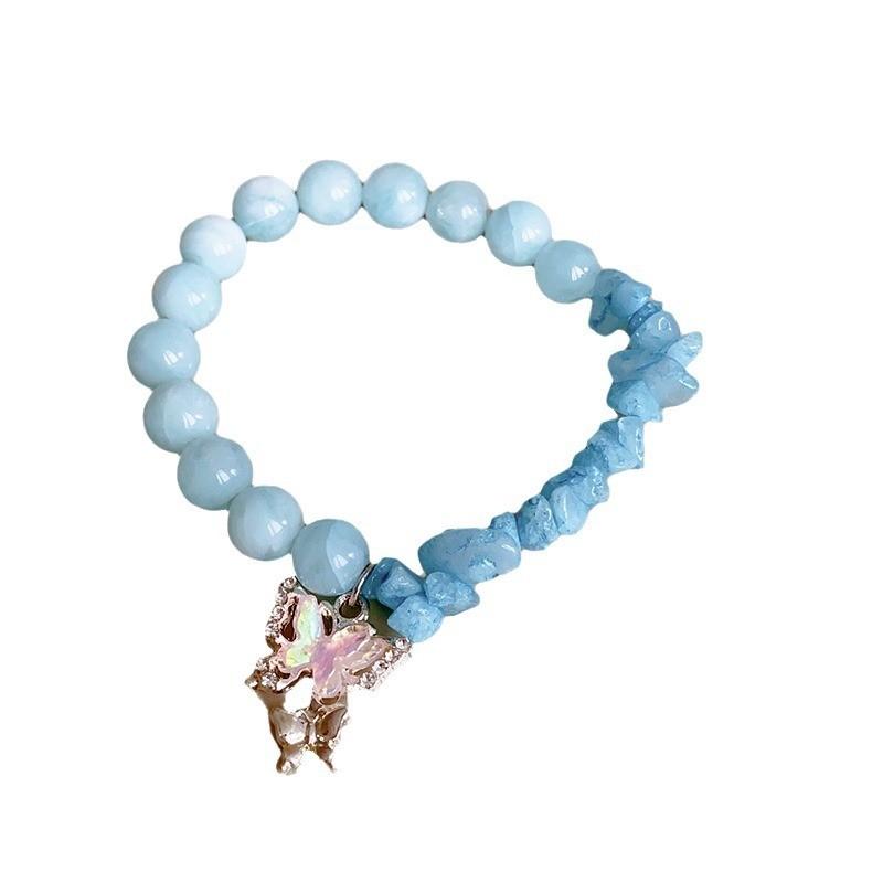 Modern Chineseinspired Butterfly Jewelry With Zircon Stones For Casual And Formal Occasions