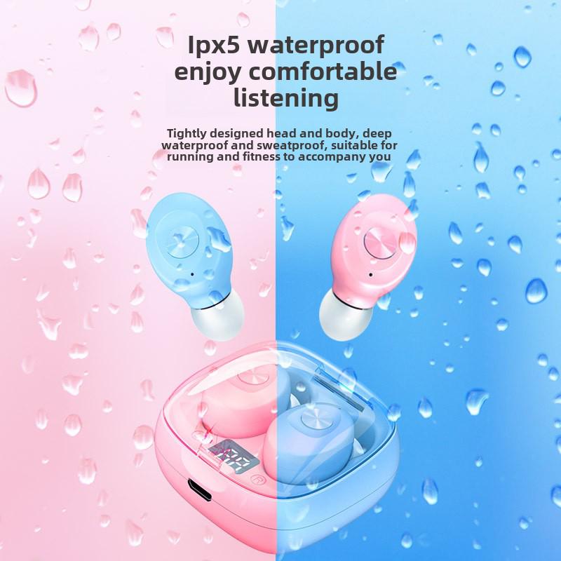 Popular Wireless Bluetooth Headset with High-Quality Sound, TWS Stereo, LED Display, Bluetooth 5.0, Long Battery Life, Mini Design