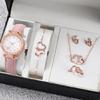 Jewelry and Butterfly Watch Set Trendy Alloy Jewelry Elegant Alloy Accessories Alloy Texture Perfect for Women Fashion