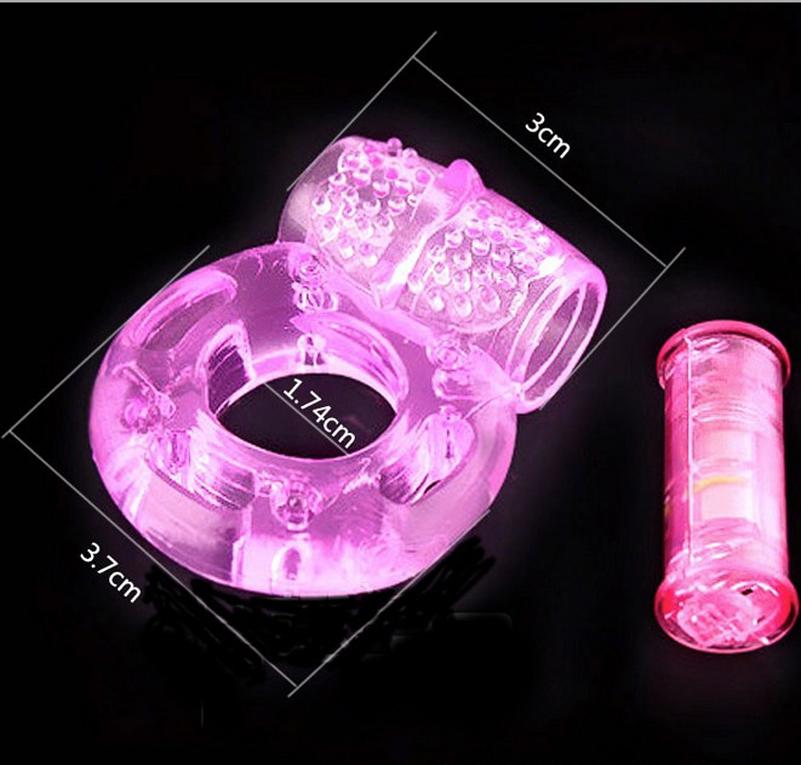 Finger Ring Vibrator Elastic Silicone Penis Vibrating Clitors Massager Cockring Toy Sex Toys,Adult Products for men