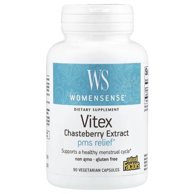 Womansense, Vitex Chasteberry Extract, 80Mg, 90 Veggie Caps