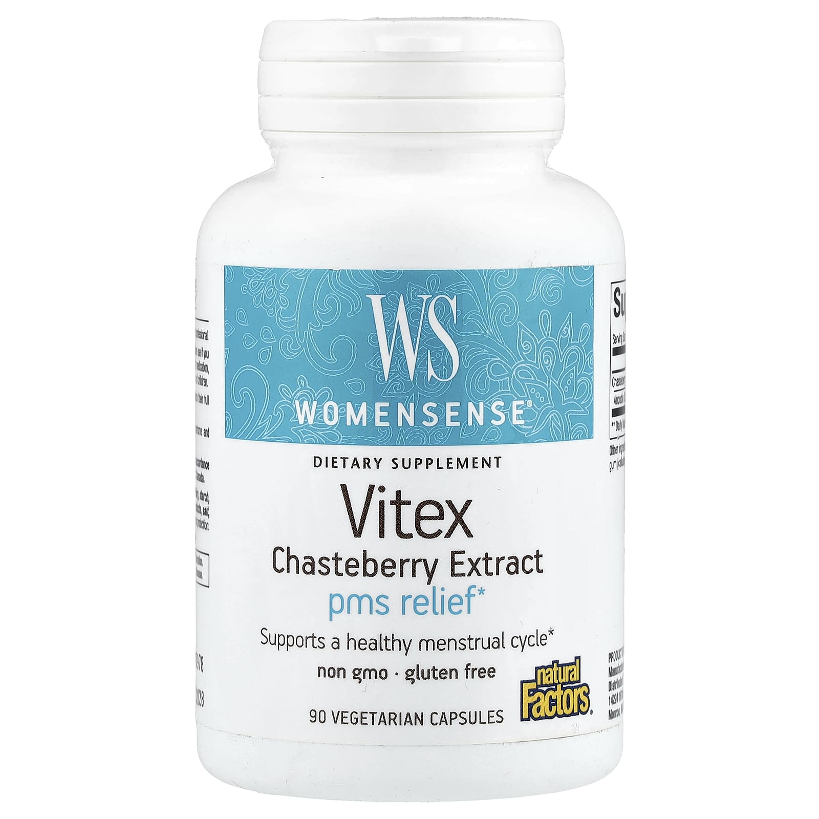 

Womansense, Vitex Chasteberry Extract, 80Mg, 90 Veggie Caps