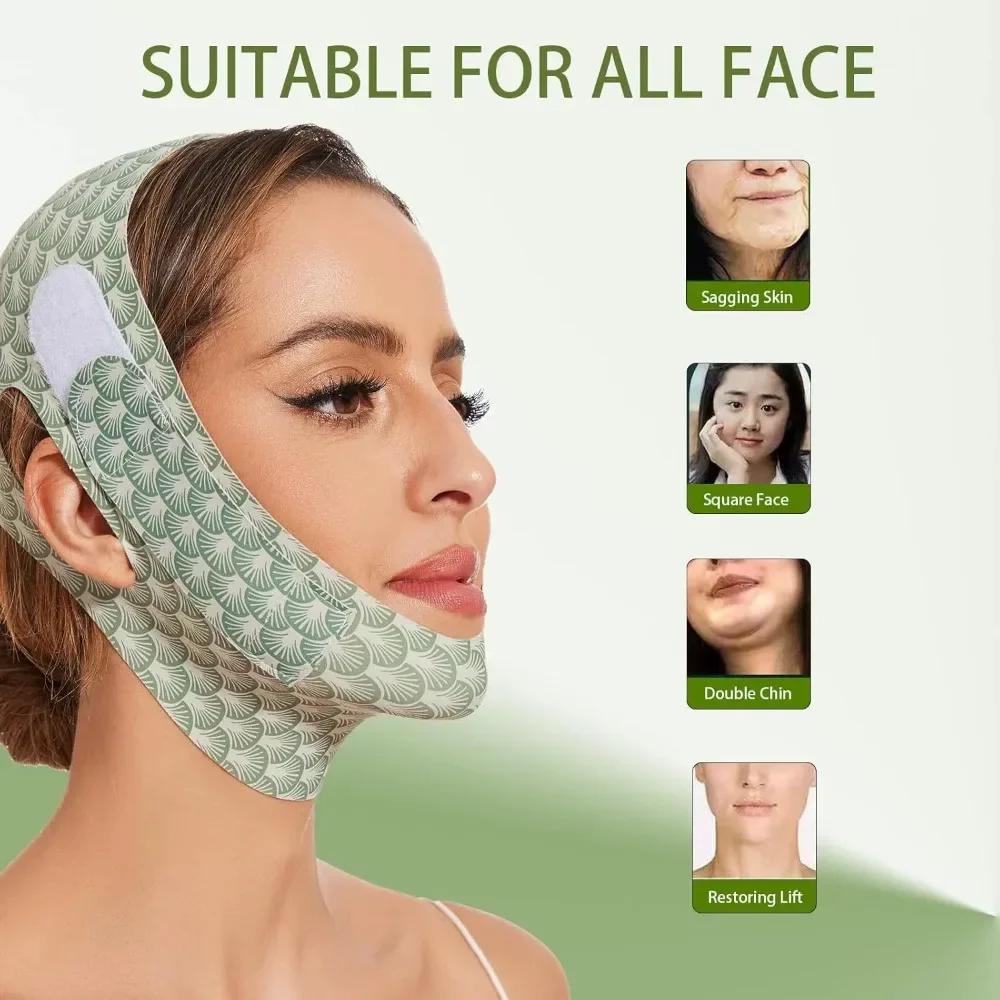 Women Face Lifting Belt Face Slimming Bandage V Line Shaper Chin Cheek Lift Up Anti Wrinkle Mask Facial Beauty Skin Care Tools