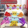3pcs Duvet Cover Set (1*Duvet Cover + 2*Pillowcase, Without Core), Custom Name Game Sprunki Pattern Bedding Set, Home Bedroom Decor Gift