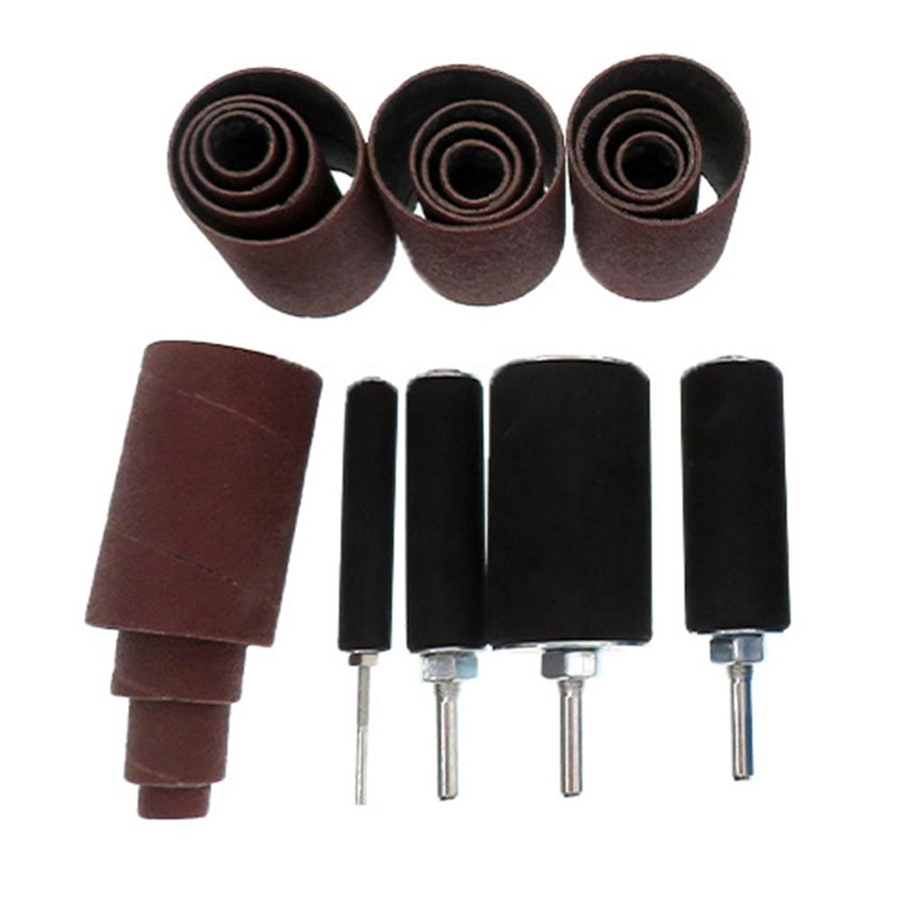 Abrasive Rotary Grinding Sanding Drum Kit Sanding Drum Ring Set Polishing Wheels