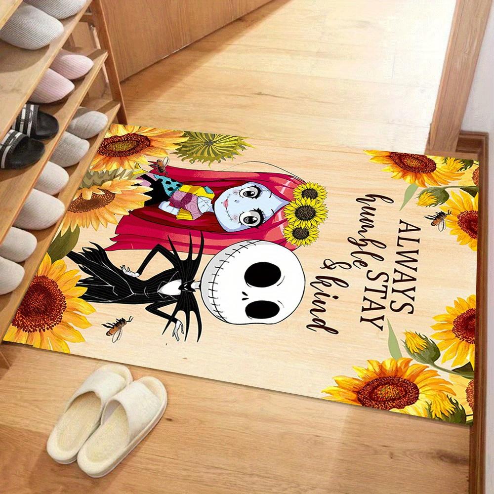 

1pc The Nightmare Before Christmas Carpet Area Rug, Bedroom, and Playroom Durable, Stain-Resistant, and Easy To Clean, Living Room 60cm by 90cm