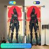 2 Panels Robot Ninja Pattern Window Curtains - Heat-insulating   Suitable for Decorating Curtains In Various Rooms