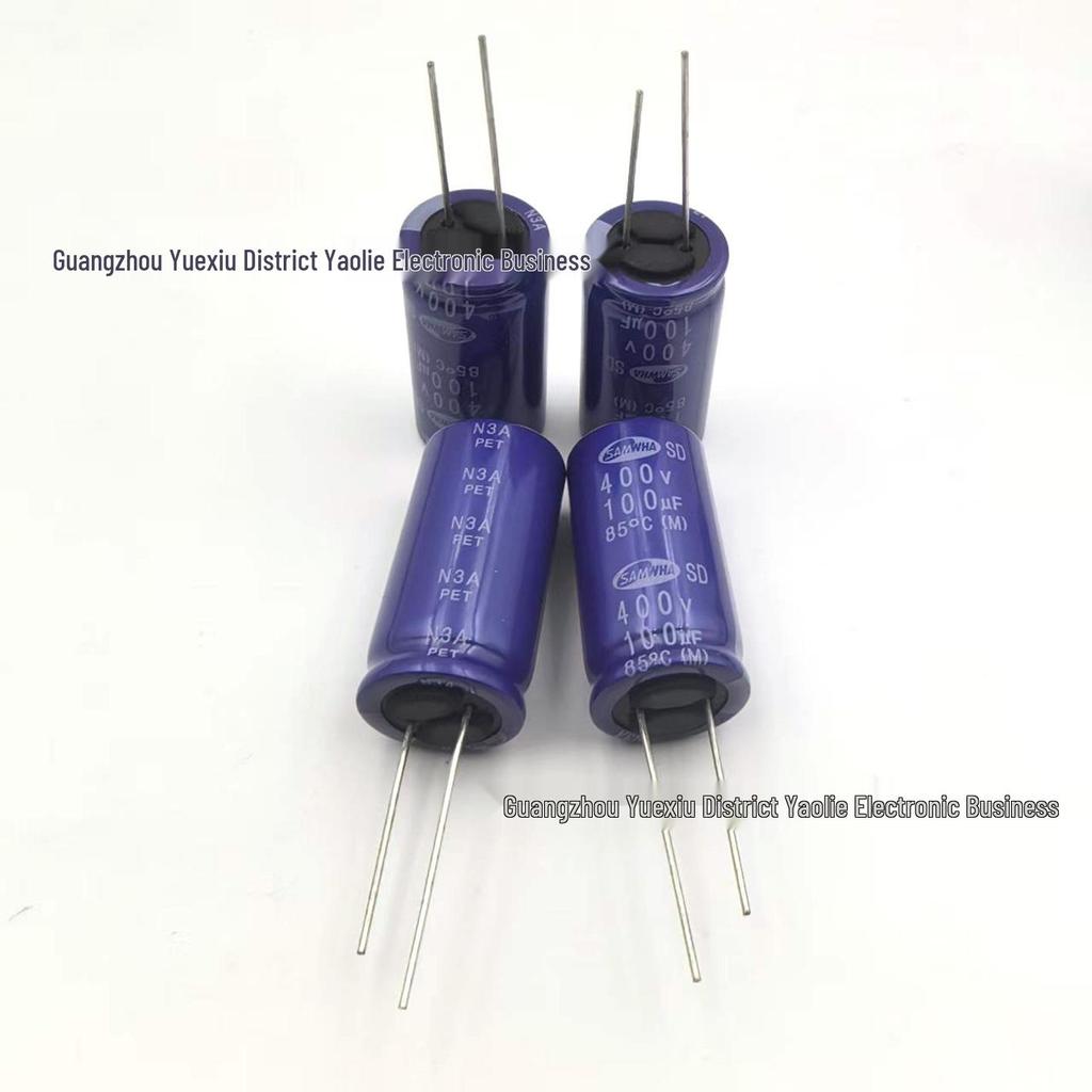 Original SAMWHA 400V 100uF 18×35mm Through-hole Electrolytic Capacitor