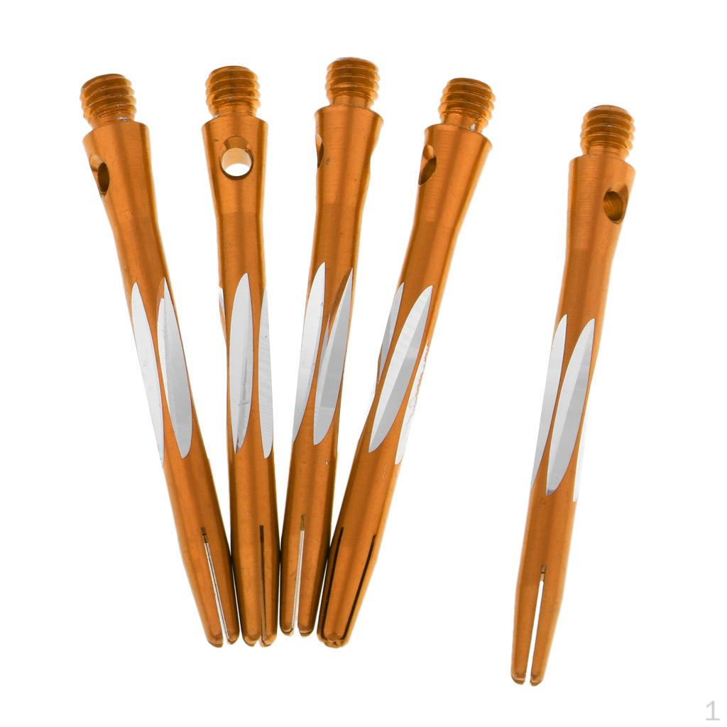 из 5 шт. Алюминиевый сплав Стержни для дротиков Стержни Средние Gold orange