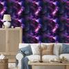 Watercolor Galaxy Wallpaper Navy Blue and Indigo, Plum Background 50x1000
