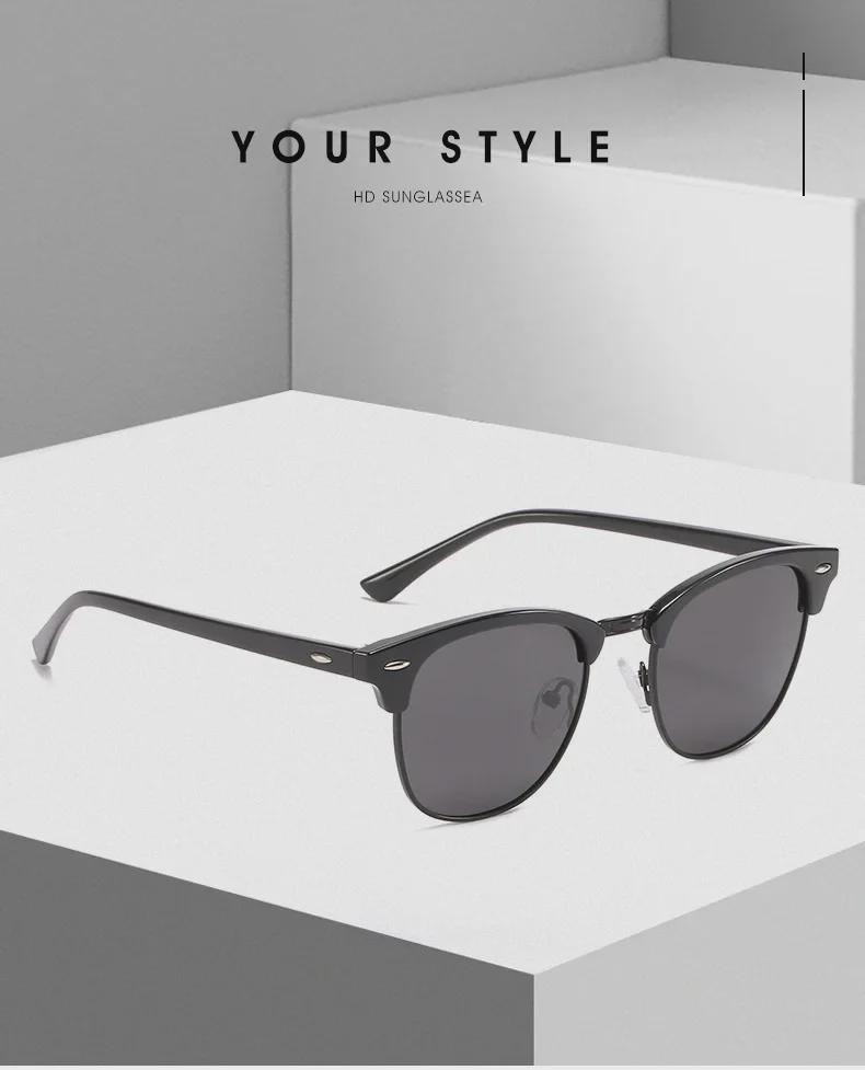 Polarized Metal & Plastic Sunglasses, UV Protection for Men & Women