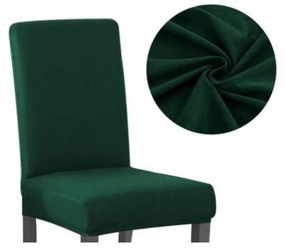 Green Elastic Chair Cover Smooth