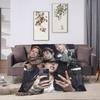 Soft Blanket Airplane Travel CORTIS Kpop  Throw Blanket  Flannel Bedspread For Living Room Novelty Sofa Bed Cover