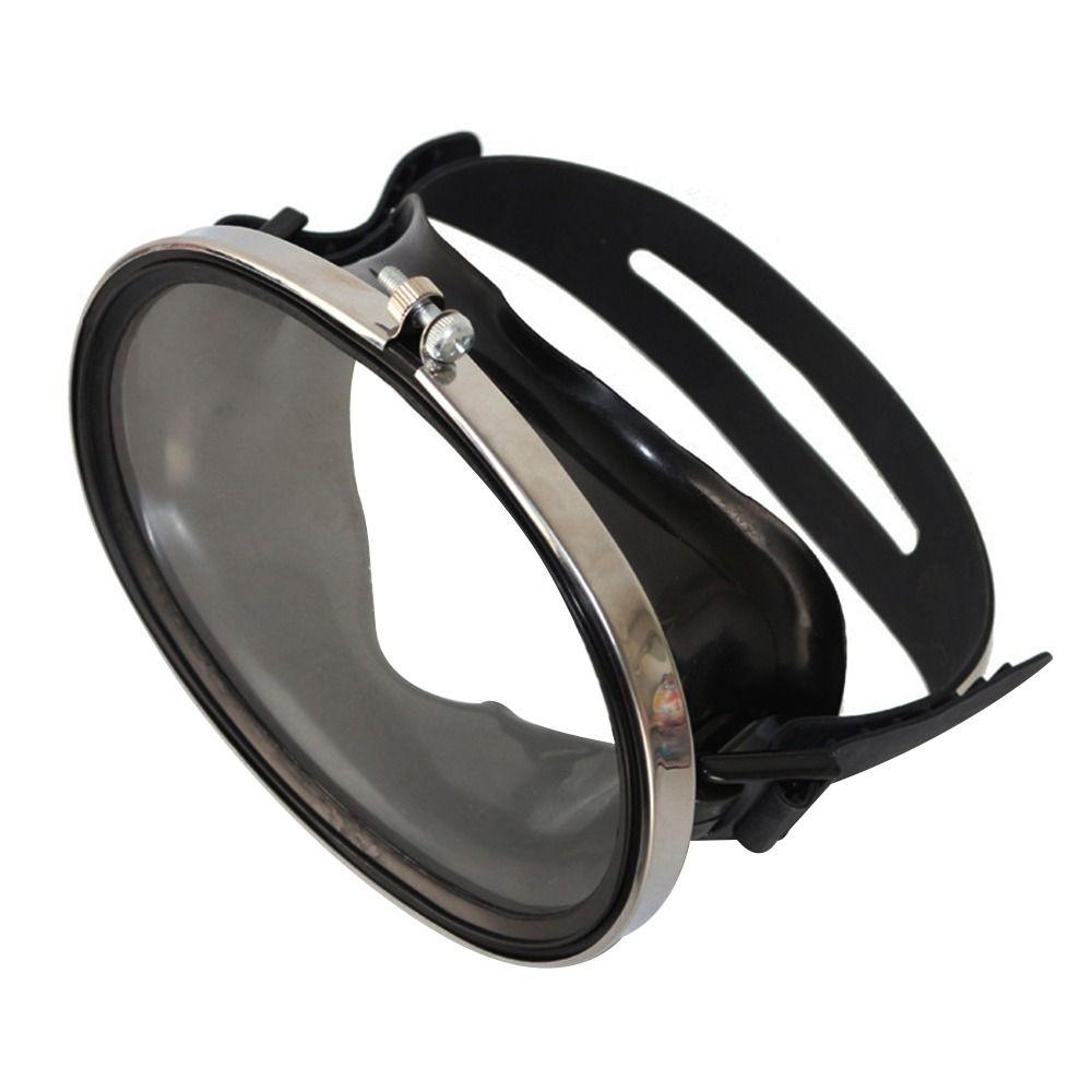 Oval Diving Mask Tempered Glass Lens Spearfishing Mask Summer Scuba Goggles