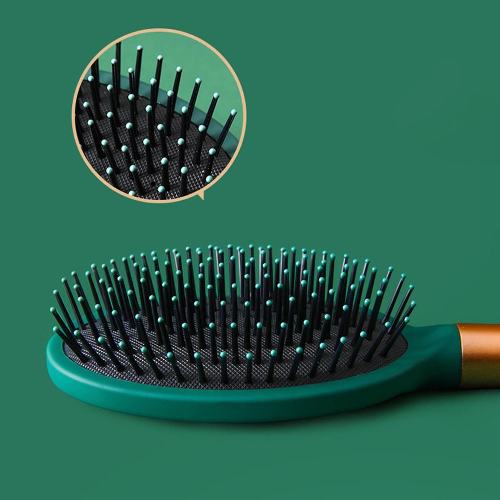 Hair Comb Spherical Tips Thick Curly Hairbrush Scalp Massage Detangler Brush Soft Bristles