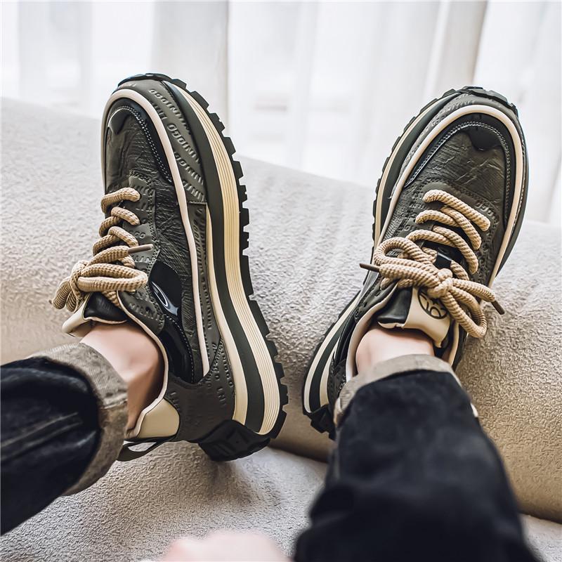 Fashion Platform Men's Sneakers Outdoor Good Quality Walking Shoes Men Athletic Shoes For Men On Office Vulcanized Sneakers Male