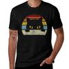 Vintage Black Cat Lover Retro Style Cat Tshirt Cotton Tshirt Plain For Unisex Package Tshirt
