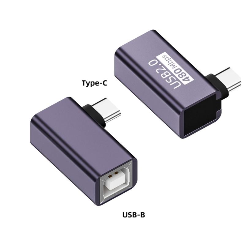 USB B Female Series Converters Adapters for Electronic Keyboards, Piano, Drum, Printers,Scanner Support Data Transmission