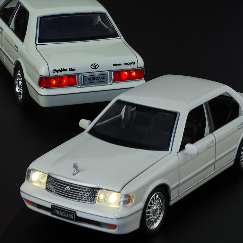 1:32 Crown Classic Car High Simulation Diecast Metal Alloy Model car Sound Light Pull Back Collection Kids Toy Gifts