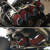 51mm 55mm 60mm Motorcycle Filters Cleaner For Carburetor Scooter Cold Air Intake Filter Sport Myshroom Moped Parts Accessories
