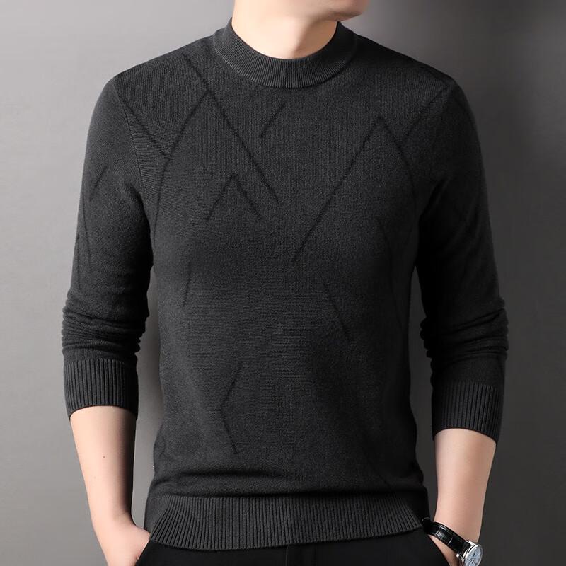 Men s 100% Pure Wool Round Neck Sweater 3XL 190/104A