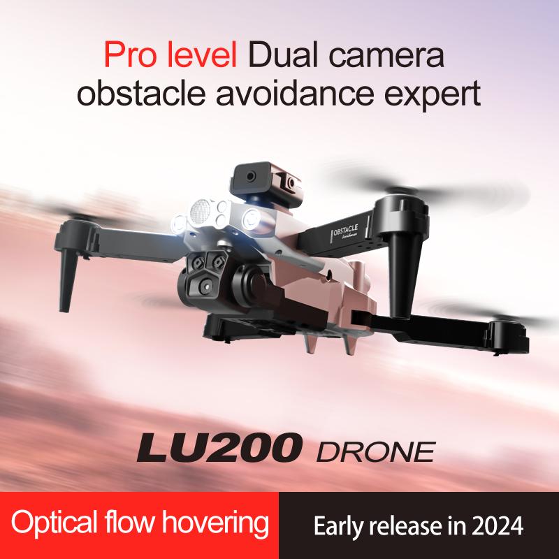 LU200 Drone with Optical Flow and Obstacle Avoidance System, HD Camera, and Remote Control