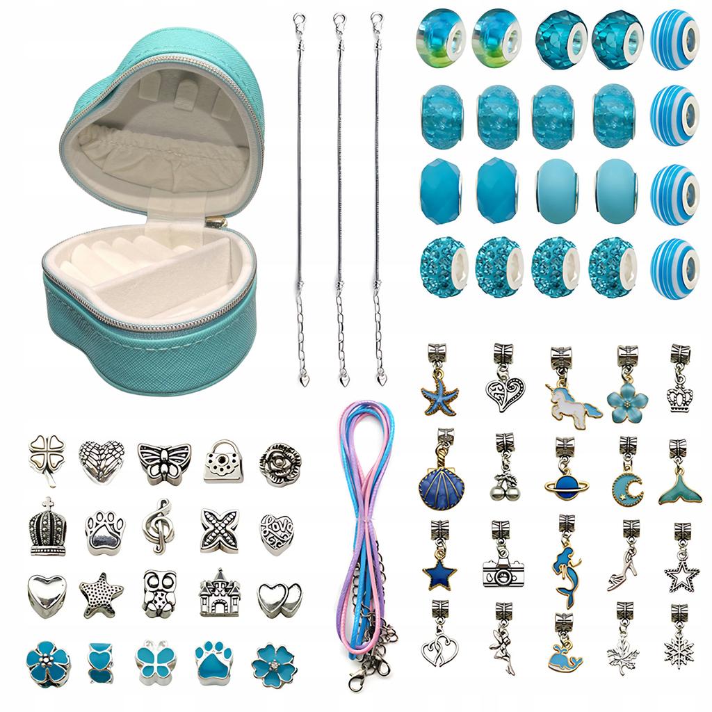 Jewelry Making Kit for Girls: Bracelets, Necklaces, Charms