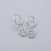 Korean Style Geometric Circle Earrings: Elegant, Versatile Ear Jewelry for Women and Students