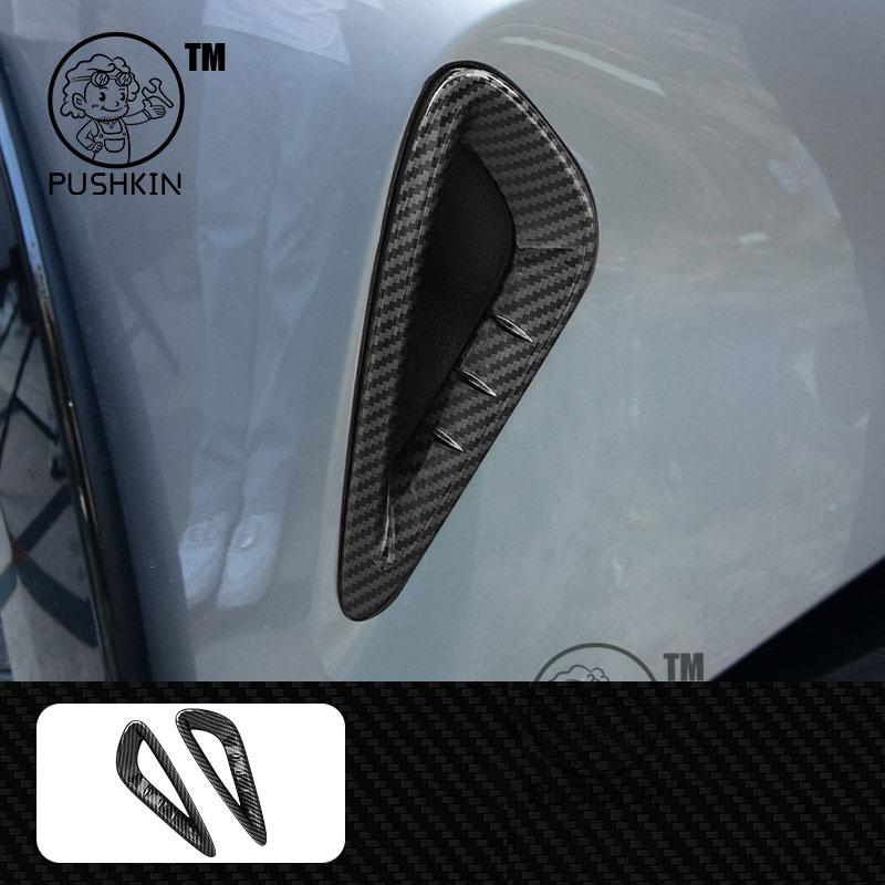 For Xiaomi YU7 2026 2027 Front and Side Air Intake Port Protective Cover Carbon Fiber Modification Anti-Collision Accessories