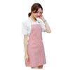 High-Value Cotton and Linen Striped Sleeveless Kitchen Apron