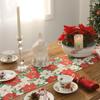 Poinsettia Table Runner for 6